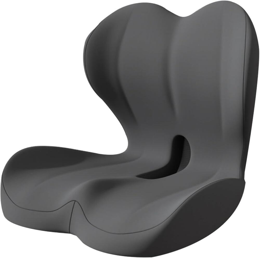 Ergonomic Memory Foam Seat Cushion for Tailbone Pain Relief,Black